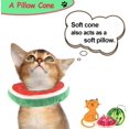 thumbnail image 4 of HTOOQ Cat Cone Collar Soft, Adjustable Cat Recovery Collar, Soft Cat Cone for Kittens Puppy After Surgery, 4 of 5
