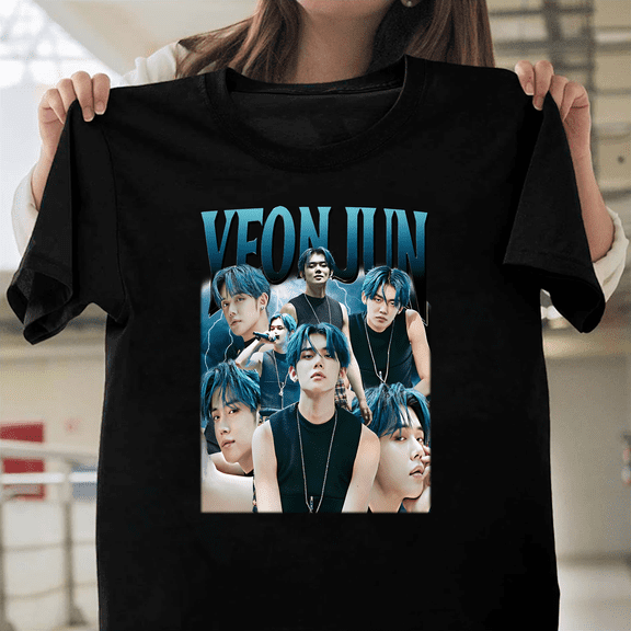 Yeonjun TXT Tomorrow X Together Kpop Idol Vintage Retro 90s Aesthetic Art V41405 Unisex T-Shirt, Size Up to 5XL