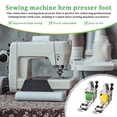 thumbnail image 2 of Extended Quilting Presser Foot Plastic Construction Sewing Accuracy, 2 of 10