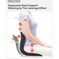 thumbnail image 3 of Silla ergonómica curble Wider (ancho estándar), paquete de 2, con soporte lumbar para corregir la postura y aliviar el dolor de espalda, para oficina, en el suelo y teletrabajo, patentada (2 unidades,, 3 of 5