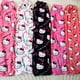 thumbnail image 2 of Sanrio Hello Kitty pijamas pantalones negro Rosa Anime franela mujeres cálido lana blanco dibujos animados Casual casa pantalón otoño Grils pantalones, 2 of 7
