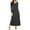 Black, variant on Avidlove Long Nightgown for Women Long Sleeve Nightshirt Full Length Sleepwear Soft Loungewear S-3XL