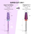 thumbnail image 3 of Brocas para uñas MelodySusie Super Cut Edition 5 en 1, 3 of 7