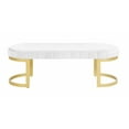 thumbnail image 7 of Morden Fort Upholstered Bench, White, 7 of 7