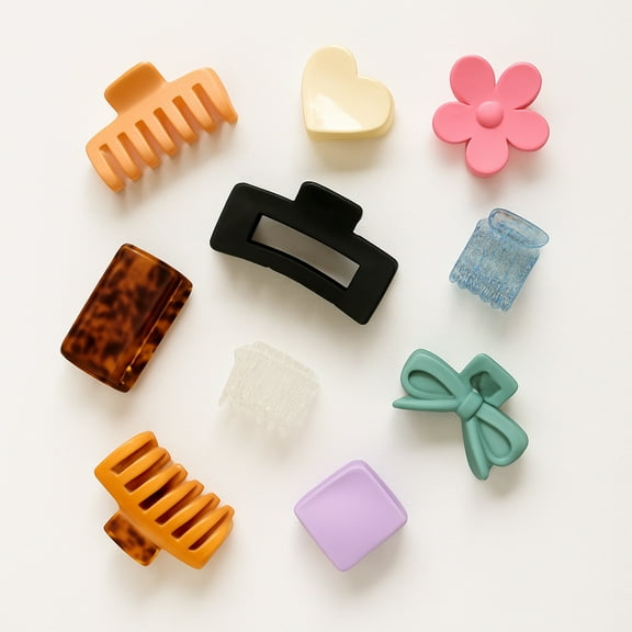 Claw Hair Clip Bundle 5 clips for $10