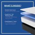 thumbnail image 7 of Sealy 10 Inch Memory Foam Mattress in a Box, California King, 7 of 7