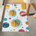 thumbnail image 2 of Yayeee Bath Rug for Bathroom Floor Non Slip Contour Fluffy Soft Absorbent Mat, 20"x24", Bubbles Hamburger, 2 of 7