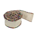 thumbnail image 4 of Raz Imports Pink/Green Pom-Pom Wired Craft Ribbon 4" x 10 Yards, 4 of 4