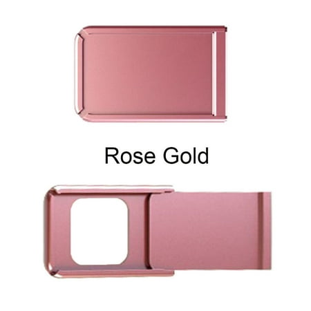 Camera Protective Cover Privacy Protection Webcam Cover Prevent Hacker Snooping Universal Application Color:Rose