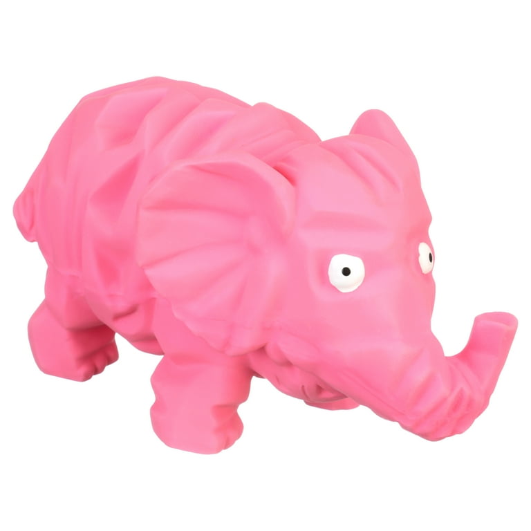 Multipet Origami Elephant Dog Toy Assorted Colors Size 8
