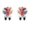thumbnail image 4 of 1Pcs Valentine's Day Yard Signs with Stakes Pink Love Heart-Shaped Angel Pig Sign for Indoor Outdoor Valentine's Day Home Lawn Decorations Wedding Anniversary Ornaments Party Supplies, 4 of 7