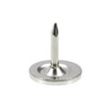thumbnail image 4 of Uxcell 0.37''x0.39'' Clavos de tapicería con cabeza plana para muebles, tono plateado de hierro, 100 piezas, 4 of 5