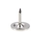 thumbnail image 4 of Uxcell 0.37''x0.39'' Clavos de tapicería con cabeza plana para muebles, tono plateado de hierro, 100 piezas, 4 of 5