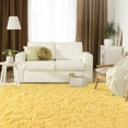 thumbnail image 5 of Junovo Super Soft Fluffy Area Rugs Modern Shag Rug for Bedroom Living Room,Cute Carpets for Kids Nursery Girls Home Dorm,4'x6',Yellow, 5 of 6