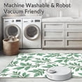 thumbnail image 5 of ODIKA 8'x10' Machine Washable Non-Slip Area Rug, Vintage Blossom Countryside Elegant Foliage Arrangement High Traffic Rug, White, 552881, 5 of 5