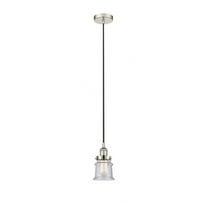 616-1PH-PN-G184S-Innovations Lighting-Canton - 1 Light Mini Pendant In Industrial Style-9.25 Inches Tall and 5.25 Inches Wide-Polished Nickel
