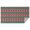 Red and Green, variant on Pink Christmas Snowman Pattern Rectangle Tablecloth 60"x84",Waterproof Polyester Rectangle Table Cloth, Wipeable Spillproof Polyester Tablecloth for Dining, Camping, Indoor and Outdoor