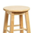 thumbnail image 4 of PJ Wood Classic Round Seat 29" Kitchen Counter Stools, Natural (Set of 6), 4 of 8