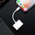 thumbnail image 2 of en 1 para divisor de convertidor de audio Lightning dual OTG, 2 of 7