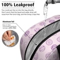 thumbnail image 5 of Lunch Bag Lunch Box for Women Reusable Insulated Lunch Bags,Water-Resistant Mini Donuts Pink Backdrop Cooler Lunch Tote Bag, Large Capacity for Work Travel Picnic, 5 of 6