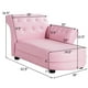 Gymax Enfants Canapé Relax Canapé Chaise Longue Accoudoir Chaise Chambre Salon Rose – image 2 sur 9
