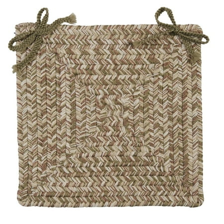 

15 Beige and Brown Handmade Braided Chair Pad