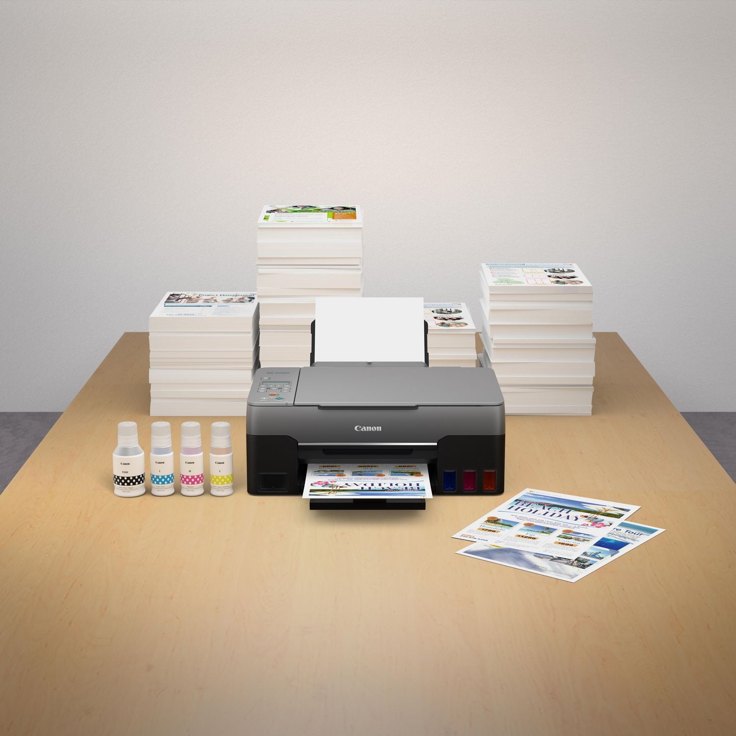 L’imprimante tout-en-un sans fil PIXMA MegaTank G3260 de Canon (Noir)