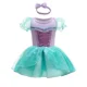 thumbnail image 3 of Vestidos para recién nacido, niña pequeña, Elsa, sirena, Blancanieves, Cenicienta, Princesa, vestido de cumpleaños para bebé, Halloween, Navidad, 3 of 5