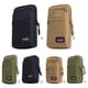 thumbnail image 5 of Soidarity Riñonera deportiva de tela Oxford para ciclismo, paquete para correr, ejercicio de entrenamiento, bolsa para cinturón de transporte, accesorios Mochilas de mochilero Caqui de una sola capa Soidarity OD021882-02B, 5 of 6