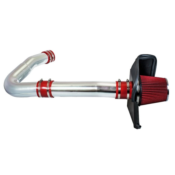 Cold Air Intake System with Heat Shield Kit   Filter RED Compatible For 11-21 Challenger/Charger/11-21 300/14-15 300C 3.6L V6