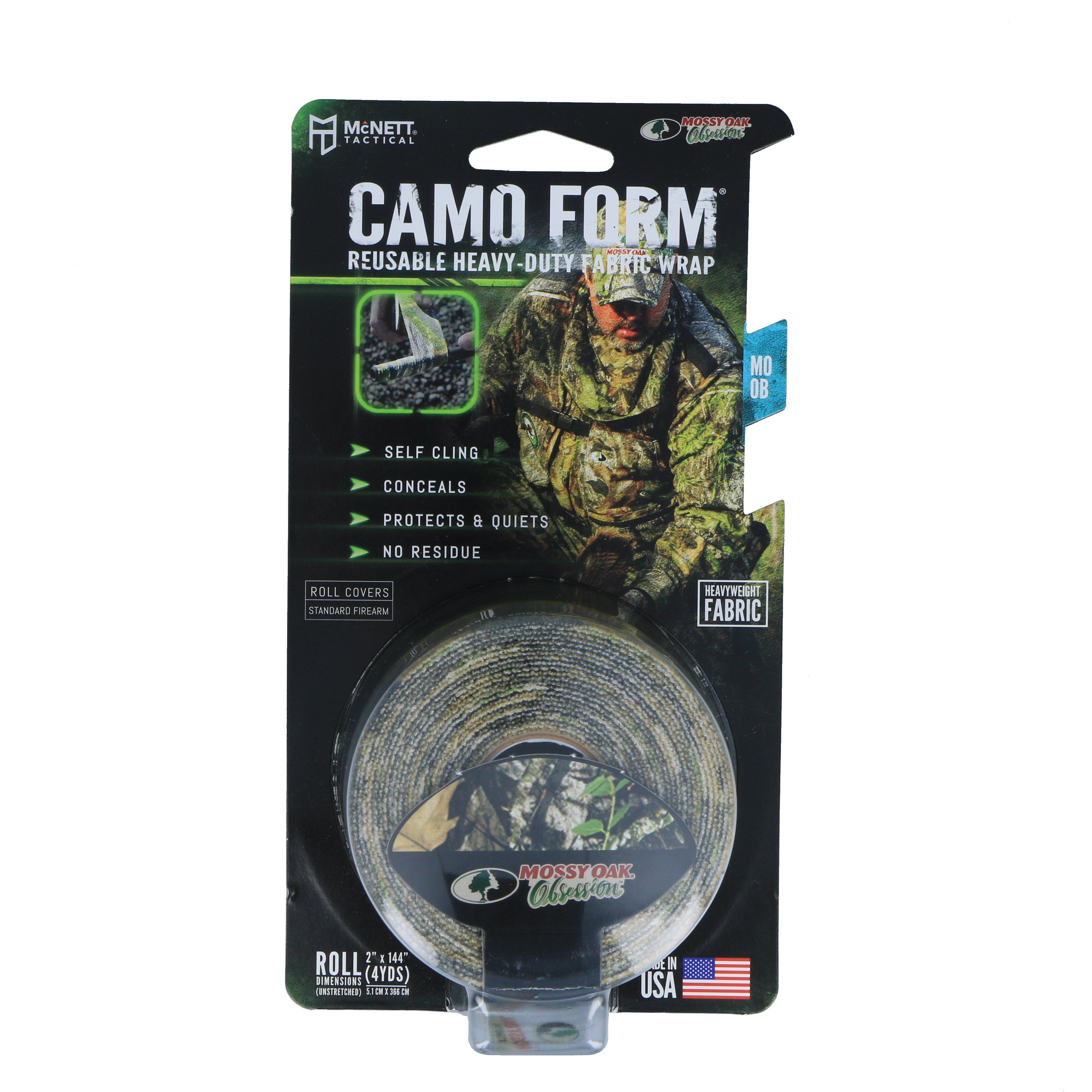 Gear Aid Camo Form Wrap selbsthaftendes Strechtband in Mossy Oak Obsession 