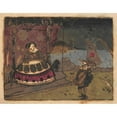 thumbnail image 3 of Tadeusz Makowski 18x15 Black Modern Framed Museum Art Print Titled - Serenade (1908), 3 of 5