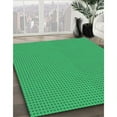 thumbnail image 3 of Ahgly Company Machine Washable Indoor Square Transitional Spring Green Area Rugs, 6' Square, 3 of 7