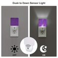 thumbnail image 3 of Honeii Glitter Purple Print LED Night Light with Light Sensor, Night Lights Plug Into Wall,Ideal for Bedrooms and Hallways-US, 3 of 7