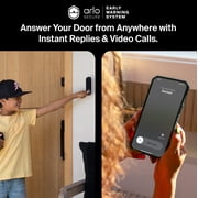 Arlo Video Doorbell 2K (2nd Gen) - 2K Battery/Wired Doorbell & Security Camera, Google Home & Alexa Compatible