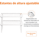 thumbnail image 3 of Estantes apilables de almacenamiento de cocina Xtellar blanco, 3 of 4