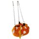thumbnail image 5 of Hamaca de tela suave con forma de calabaza para animales para ratón, chinchilla, , jerbo y hámster enano, tres a elegir naranja, 5 of 7