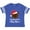 Football Blue and White, variant on Inktastic Christmas Big Bro Announcement Brother Santa Boys Toddler T-Shirt