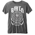 thumbnail image 1 of Bring Me The Horizon - Camiseta Crooked Young Burnout para Adultos Unisex (Gris Carbón), 1 of 2