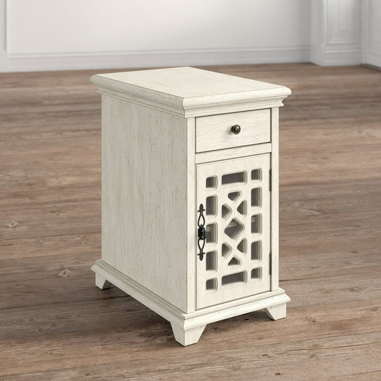 Lucille End Table with Storage 31.99 lb. Table Top Thickness