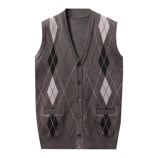 Manteau Chandail pour Hommes Automne Hiver Mode Décontracté Tricot Chaud Confortable Élégant