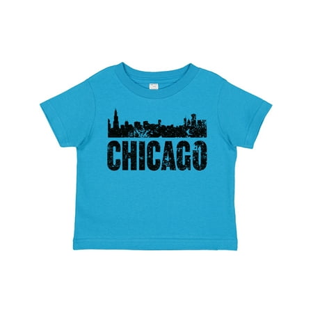 

Inktastic Chicago Skyline Grunge Gift Toddler Boy or Toddler Girl T-Shirt