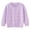 Purple, variant on Zwiiyzr Baby Girl and Toddler Long Sleeve Thin Cardigan Kids Knitted Solid Color Button Up Shrug Cardigan Sweater 18Months-6Years Pink