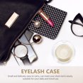 thumbnail image 4 of 5Pcs False Eyelashes Storage Boxes Round False Eyelashes Packing Box Transparent Plastic Eyelash Case Organizer Eye Lashes Travel Storage Carry Case for Girls and Women (Golden), 4 of 8