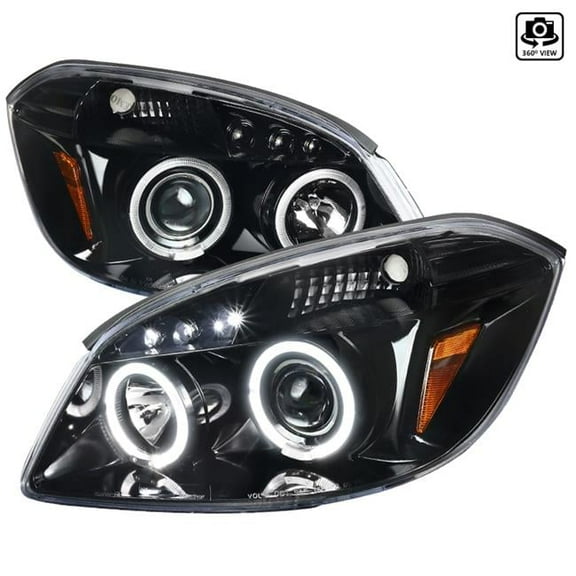 Spec D Tuning  Projector Head-Light for 2005-2010 Chevrolet Cobalt - Glossy Black