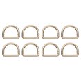 thumbnail image 1 of Uxcell 8 Pcs Ganchos de Llave de Resorte en Forma de D 1.6 Pulgadas Clips de Llaveros de Metal Hebillas Abrazaderas Ganchos de Resorte para Mochilas, Bolsos de Mano, Manualidades DIY, Dorado, 1 of 5