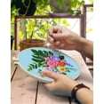 thumbnail image 4 of Kit de bordado TINDTOP Floral para adultos con aro para bordar, 4 of 7