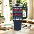 thumbnail image 2 of Gifts for Dad, Tumbler for Men, Father's Day, Birthday Gifts for Dad from Daughter, Son, Funny Best Dad Ever Gift, 40 Oz Tumbler with Handle, 2 of 6