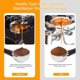 thumbnail image 4 of Aguja agitadora para café expreso WEIHJMXG con soporte plateada, 4 of 5