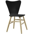 thumbnail image 5 of Modway Cascade 17.5" Modern Style Wood Dining Chair in Black (Set of 2), 5 of 5